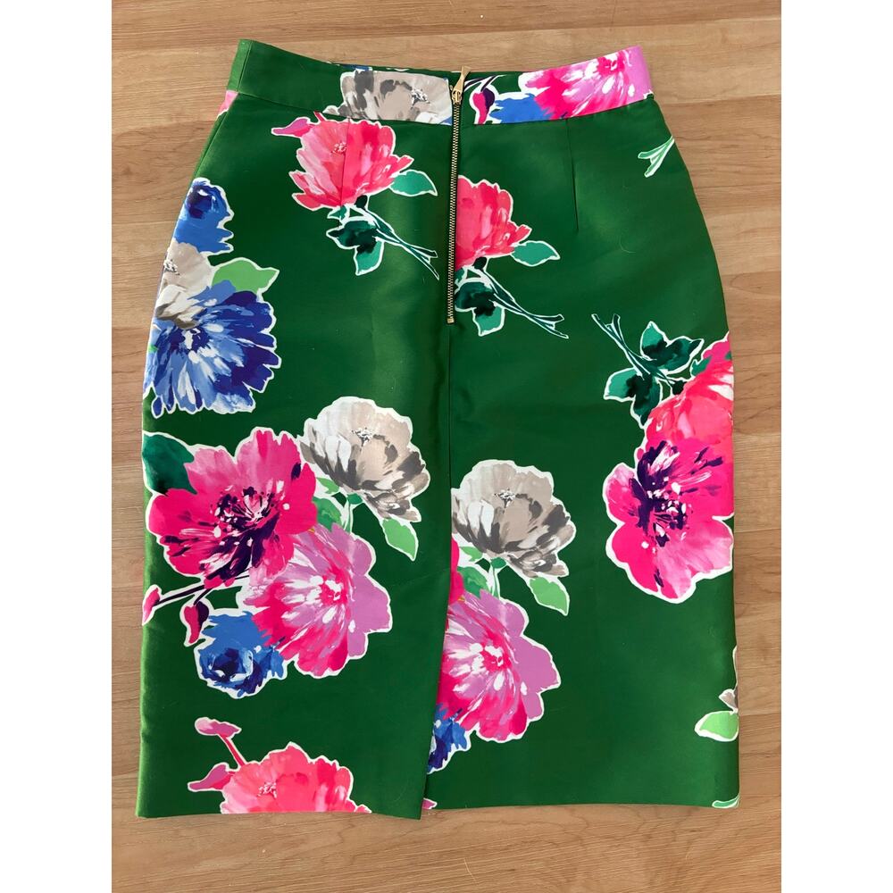 Kate Spade Cottagecore Floral Skirt Sz 2 Small Garden Pencil Knee Length $298 - Picture 5 of 9
